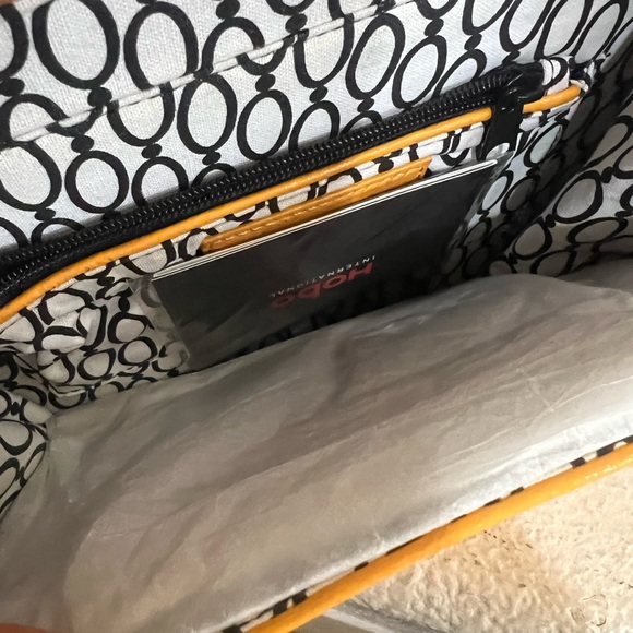 - Hobo International Farrah Yellow Leather Top Handle Mini Purse Clutch Bag - Picture 9 of 12